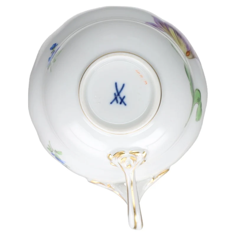 Kaffeetasse Blüte Lila, Gelb