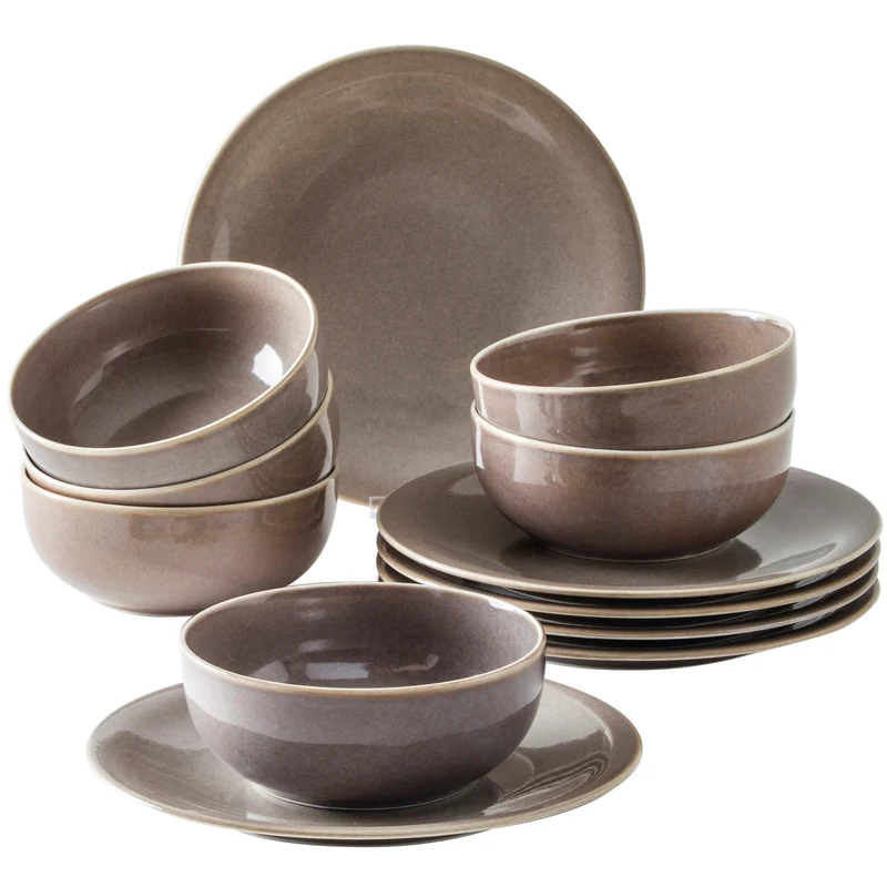 KAHLA Homestyle Tafelservice 12tlg. desert sand