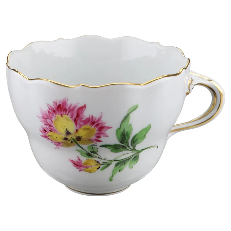 Kaffeetasse Blüte Gelb, Rosa