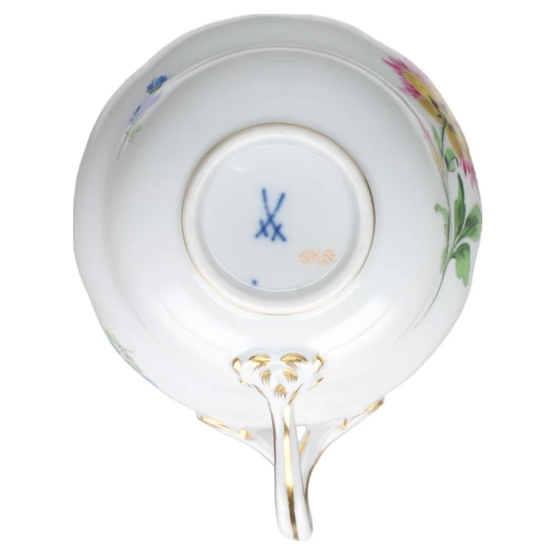 Kaffeetasse Blüte Gelb, Rosa