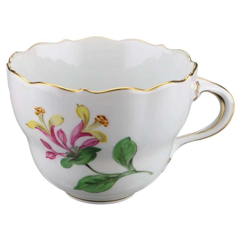 Kaffeetasse Blüte Rosa, Gelb Typ IIII