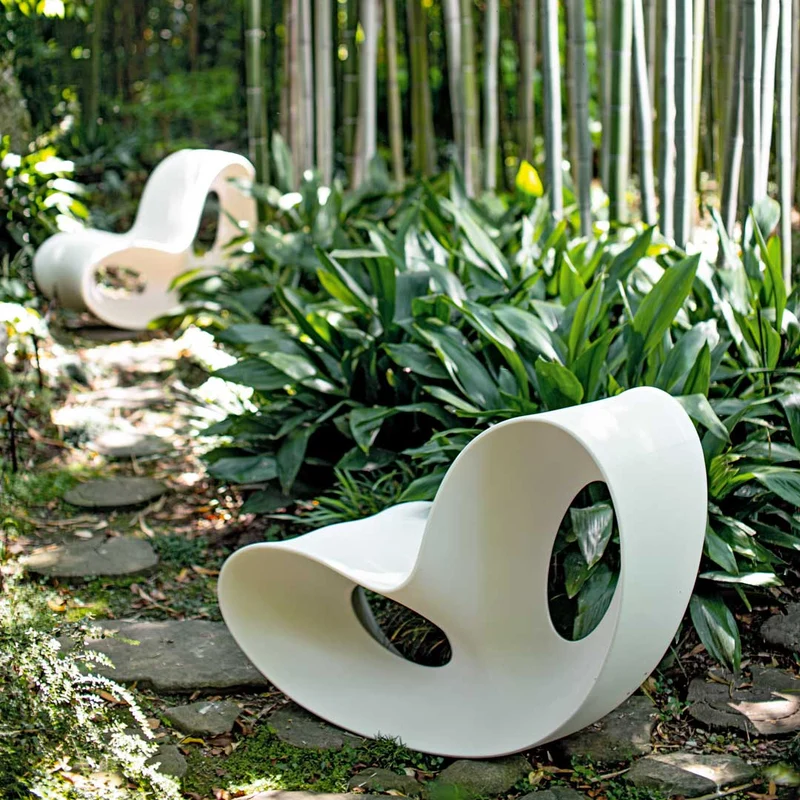 Outdoor Rocking Chair VOIDO by Ron Arad for Magis