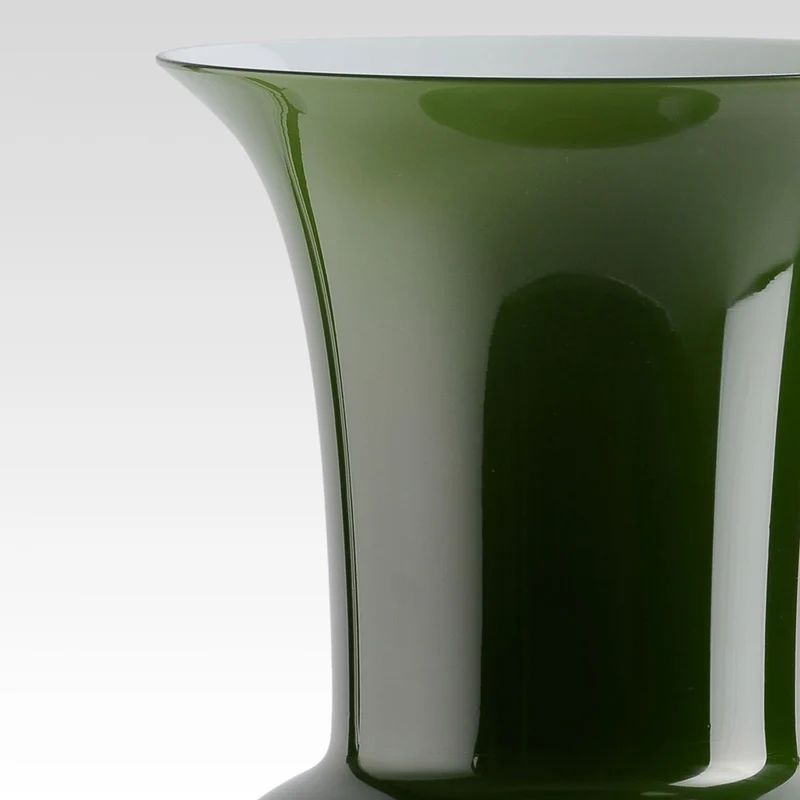 Murano Glass Vase OPALINO by Venini