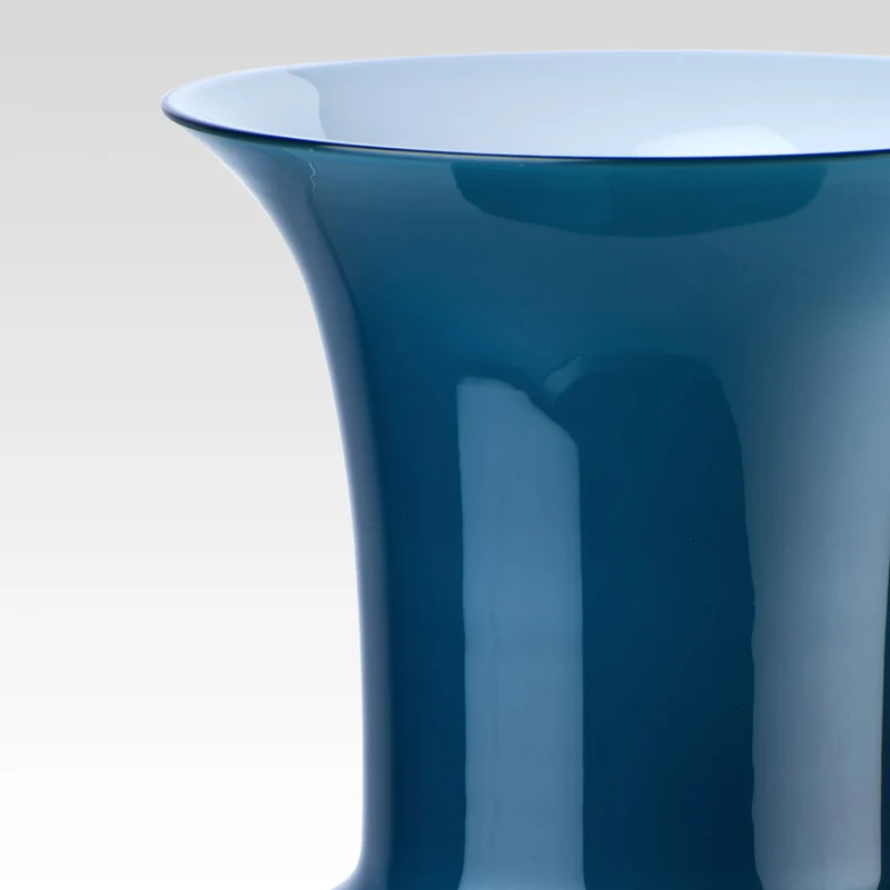 Murano Glass Vase OPALINO by Venini