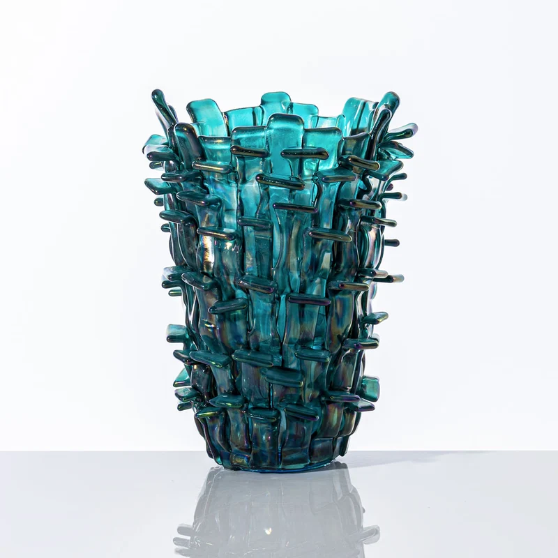 Murano Glass Vase RITAGLI by Fulvio Bianconi for Venini