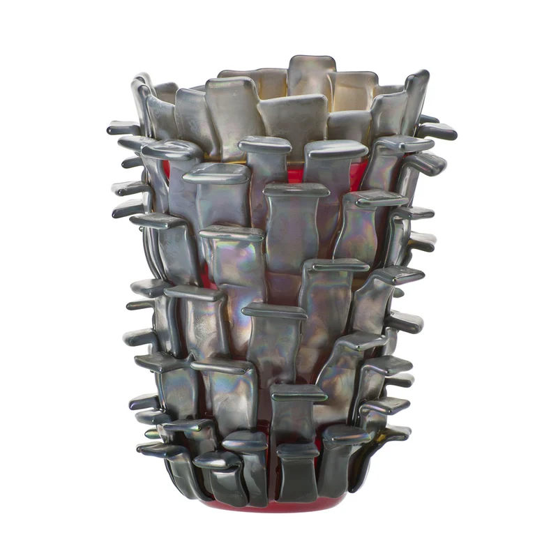 Murano Glass Vase RITAGLI by Fulvio Bianconi for Venini