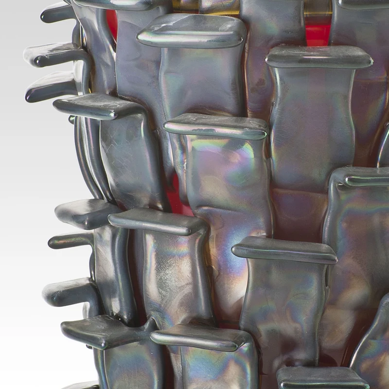 Murano Glass Vase RITAGLI by Fulvio Bianconi for Venini