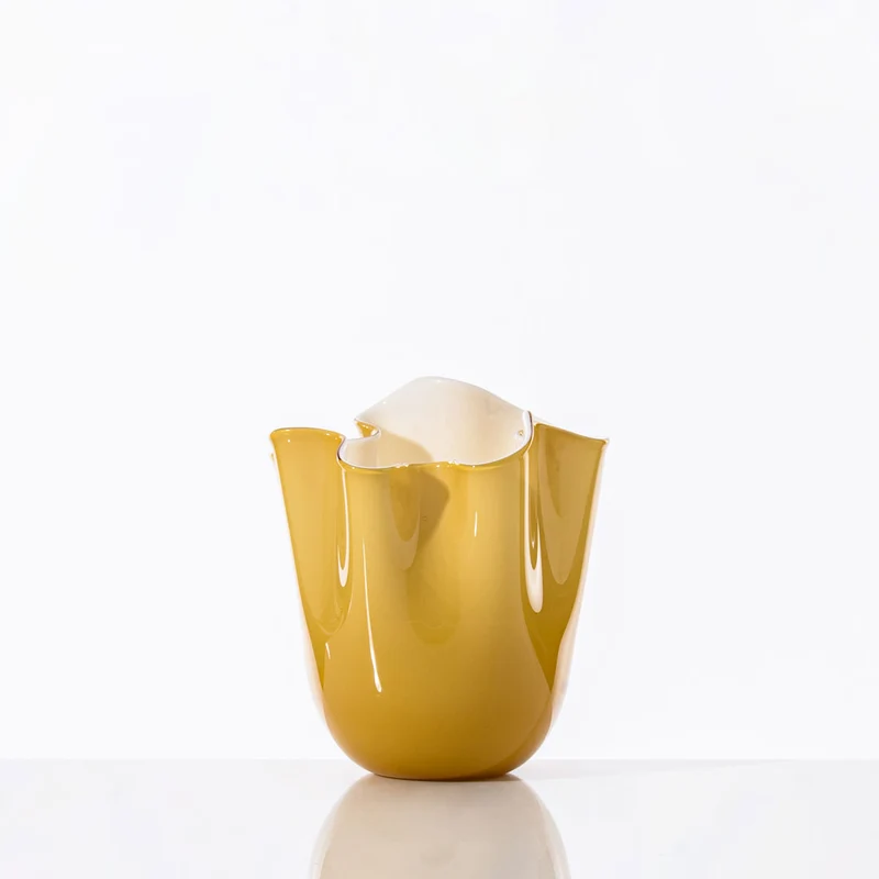 Murano Glass Vase FAZZOLETTO by Fulvio Bianconi for Venini