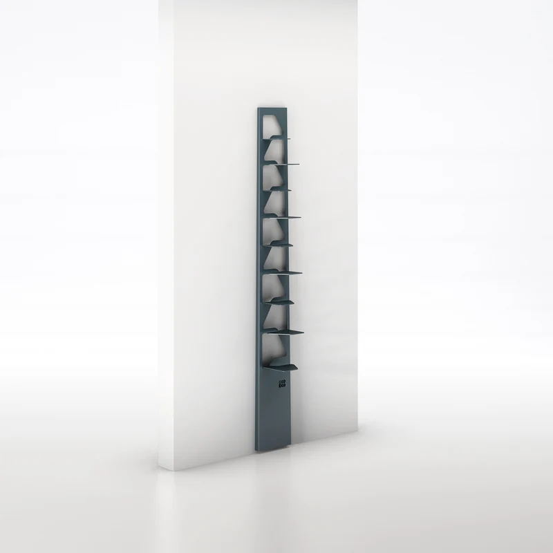 Metal Bookcase NEANDERTHAL by Franco Poli for BBB Italia