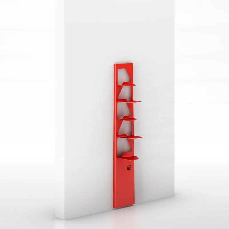 Metal Bookcase NEANDERTHAL by Franco Poli for BBB Italia