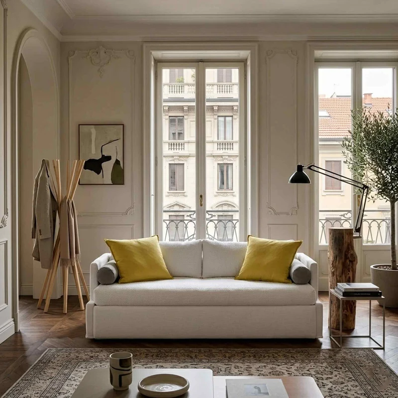 Sofa Bed ISOLOTTO by Orizzonti Design Center for Horm