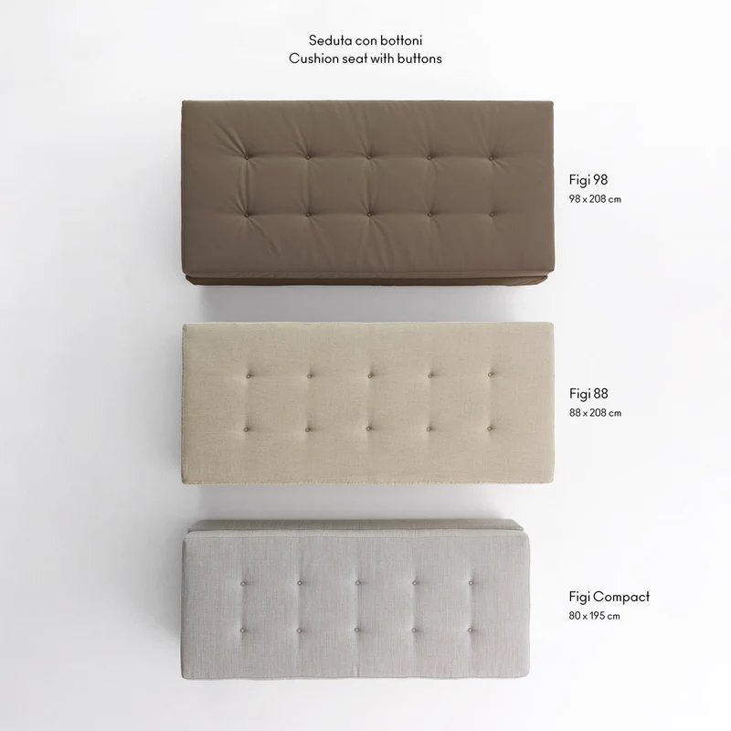 Trundle Sofa Bed ISOLINA by Orizzonti Design Center for Horm