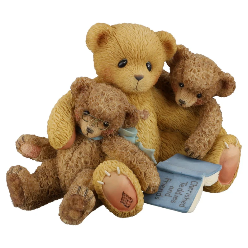 Teddy 661996 Caleb And Friends "When One Lacks Vision, Another Must Provide Supervision"