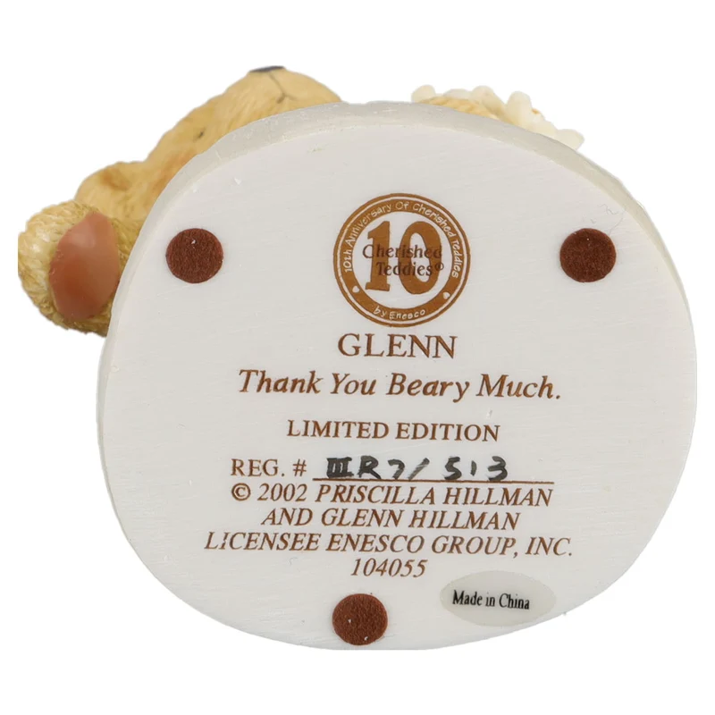Teddy 104055 Glenn "Thank You Beary Much."
