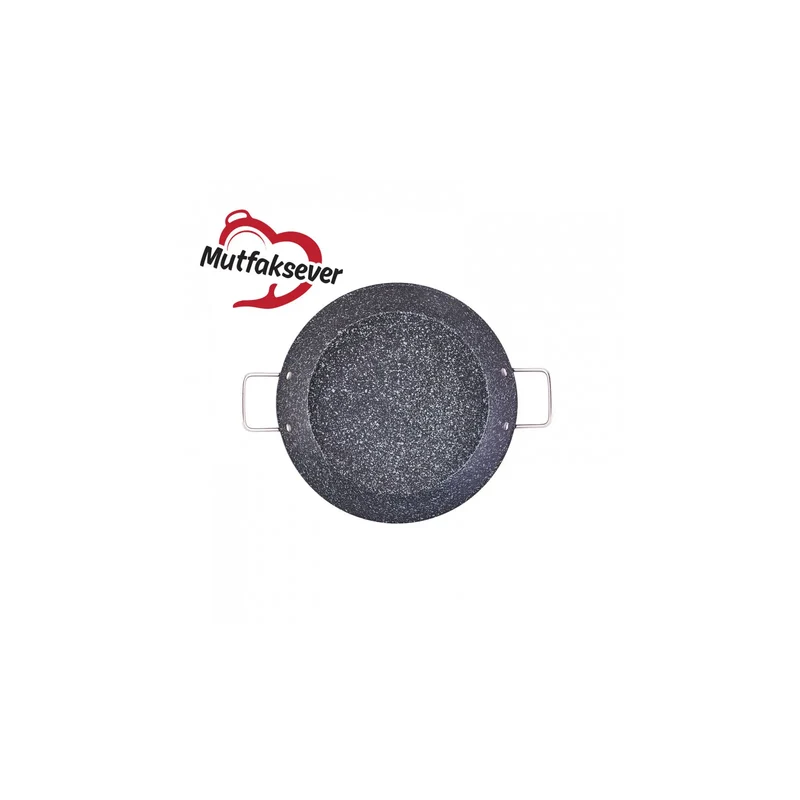 Karaca Love of Kitchen Induktionsbasierter Biogranit Paella Pfanne 28 cm