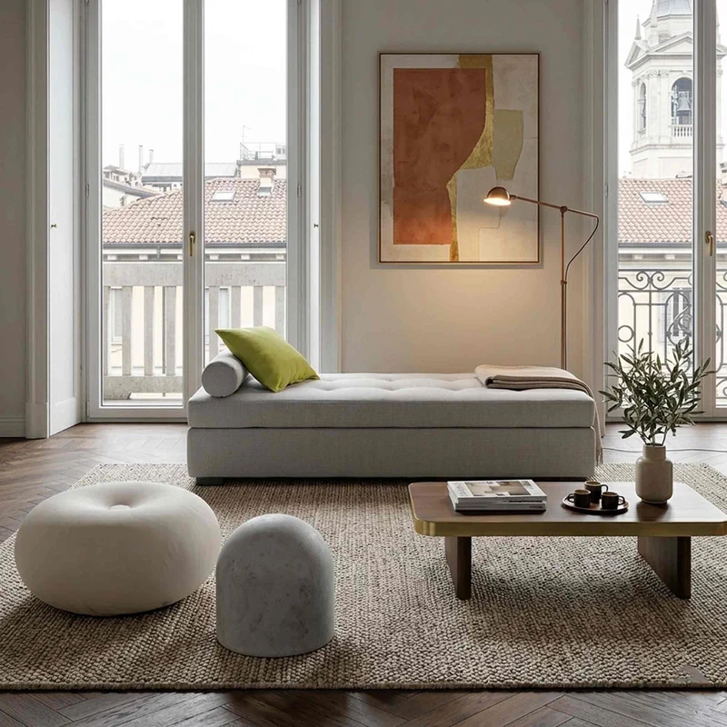 Storage Sofa Bed ISOLA by Orizzonti Design Center for Horm