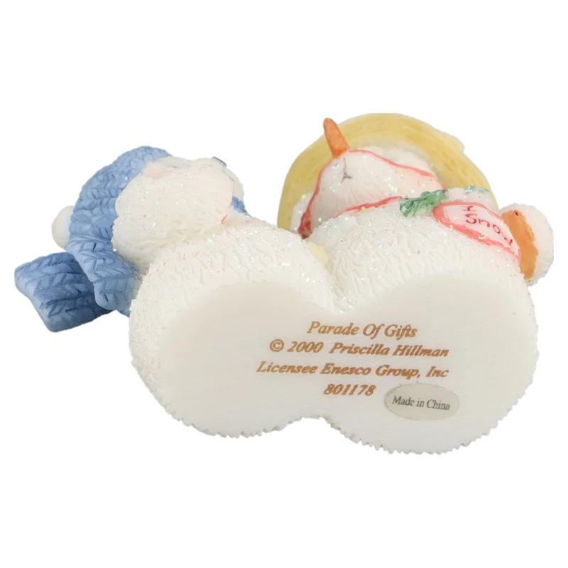 Teddy 801178 Snowbears With Hats Hanging Ornament