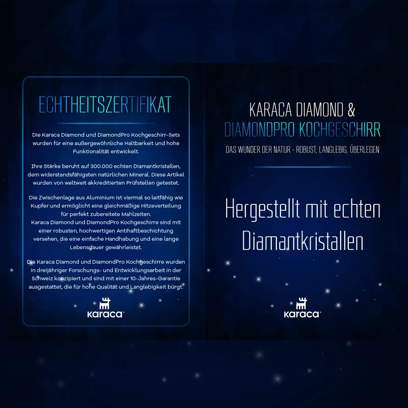 Karaca Mastermaid BioDiamond 9 Teiliges Kochtopfset Creme
