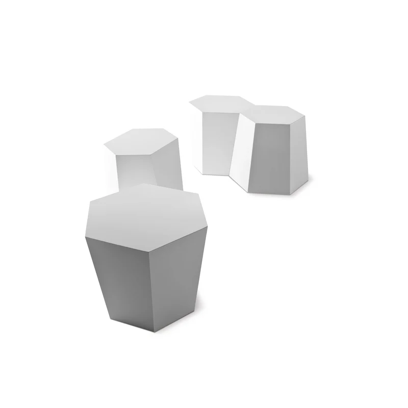 Outdoor Side Table HEXAGON by Steven Holl for Horm