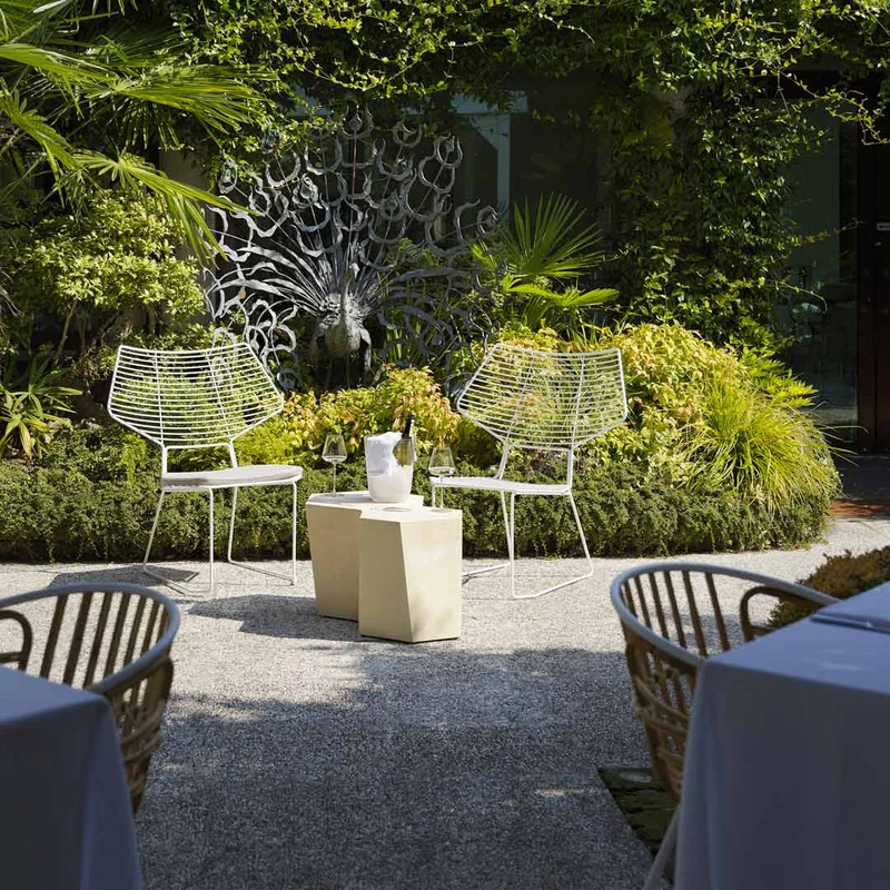 Outdoor Side Table HEXAGON by Steven Holl for Horm
