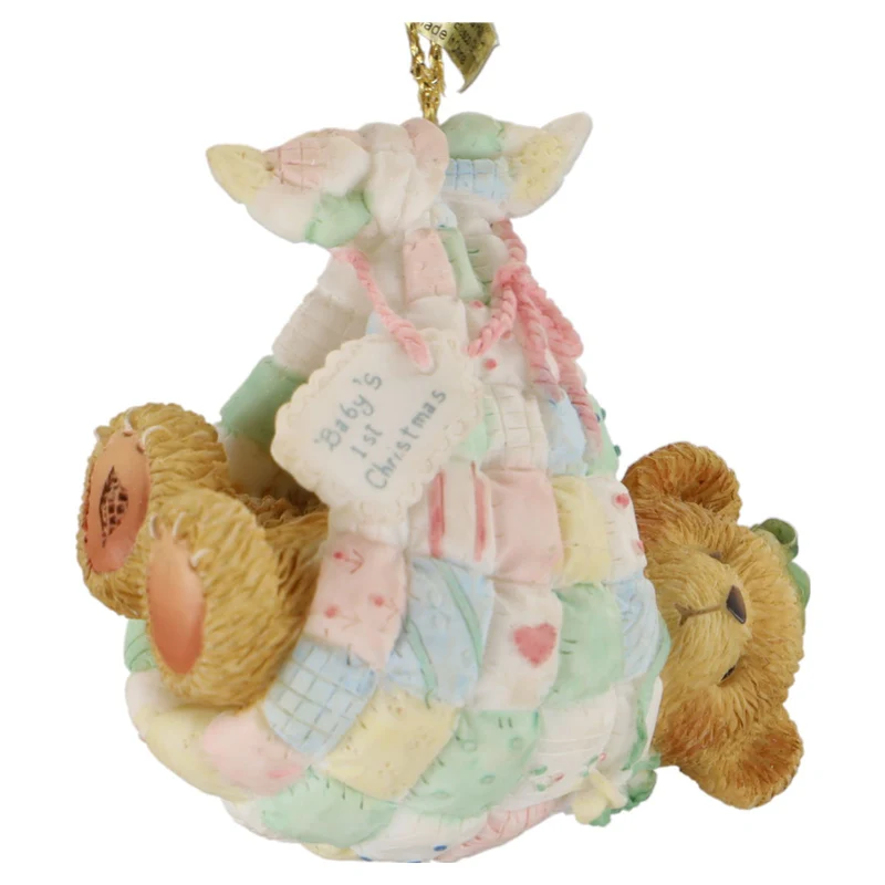 Teddy 864242 Baby In Blanket Hanging Ornament