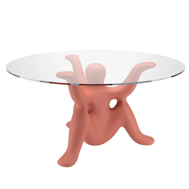 Round Dining Table HELPYOURSELF TABLE by Philippe Starck for Qeeboo