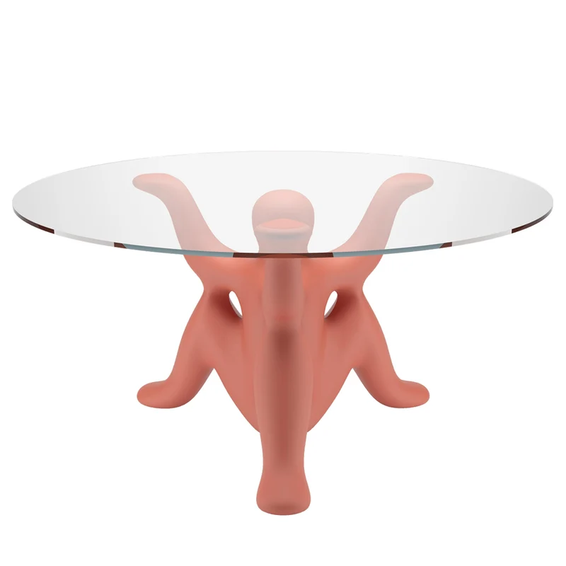 Round Dining Table HELPYOURSELF TABLE by Philippe Starck for Qeeboo