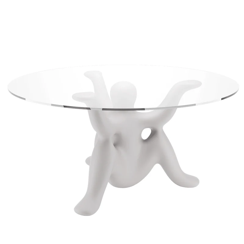 Round Dining Table HELPYOURSELF TABLE by Philippe Starck for Qeeboo