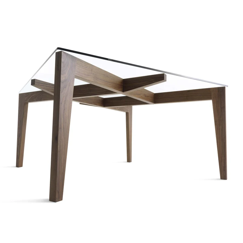 Square Dining Table AUTOREGGENTE by Patrizia Bertolini for Horm