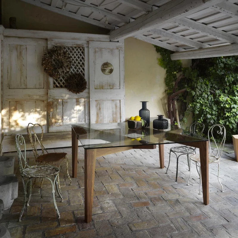 Square Dining Table AUTOREGGENTE by Patrizia Bertolini for Horm