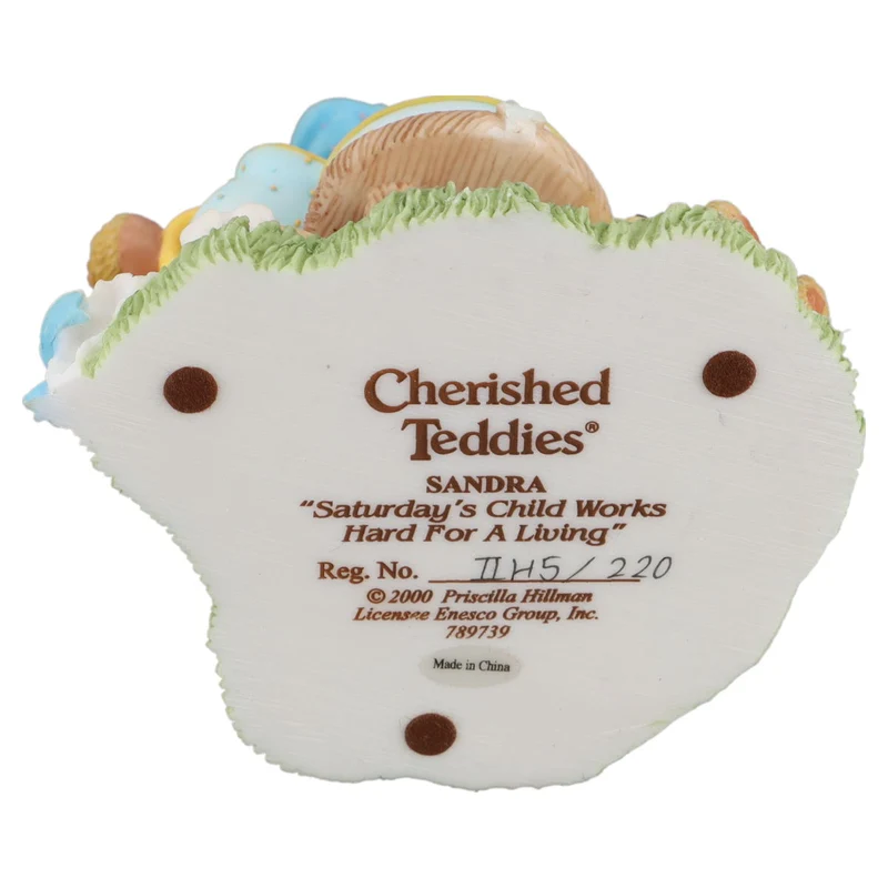 Teddy 789739 Sandra "Saturday's Child Works Hard For A Living"