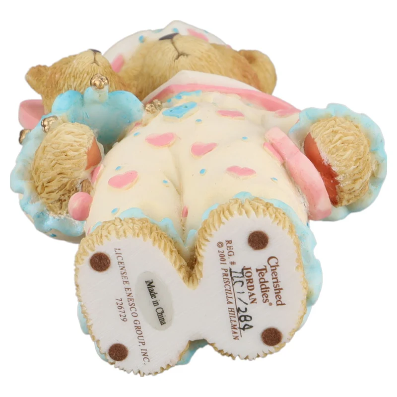 Teddy 726729 Jordan Abbey Press Valentine Clown Figurine