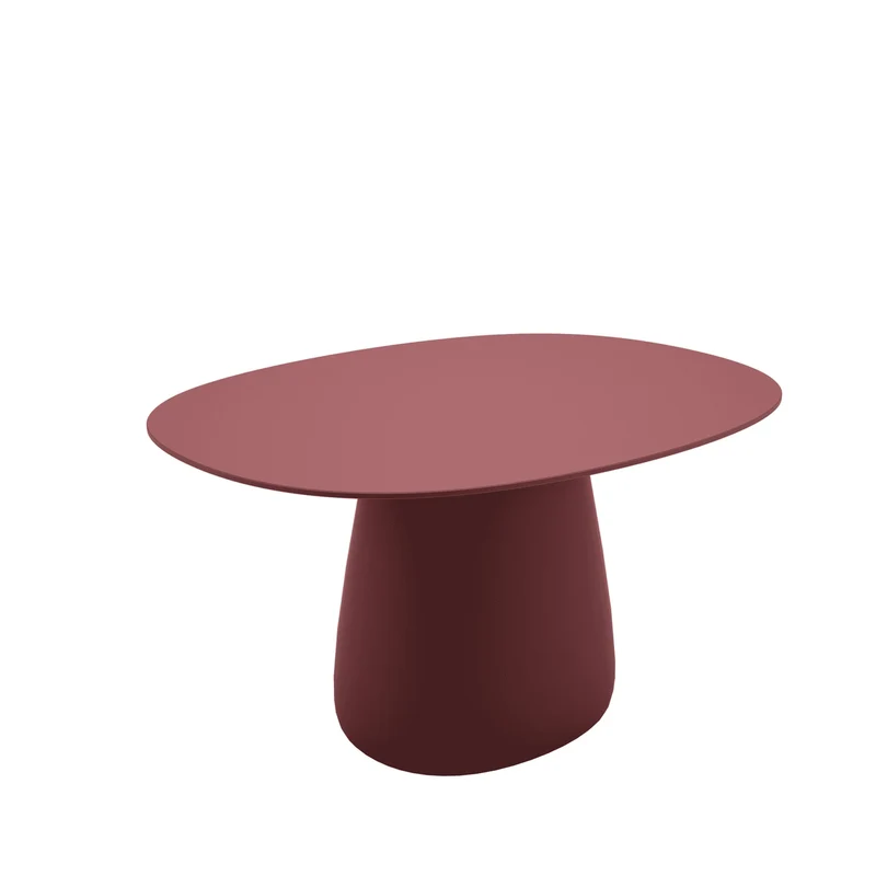 Oval Dining Table COBBLE by Elisa Giovannoni for Qeeboo