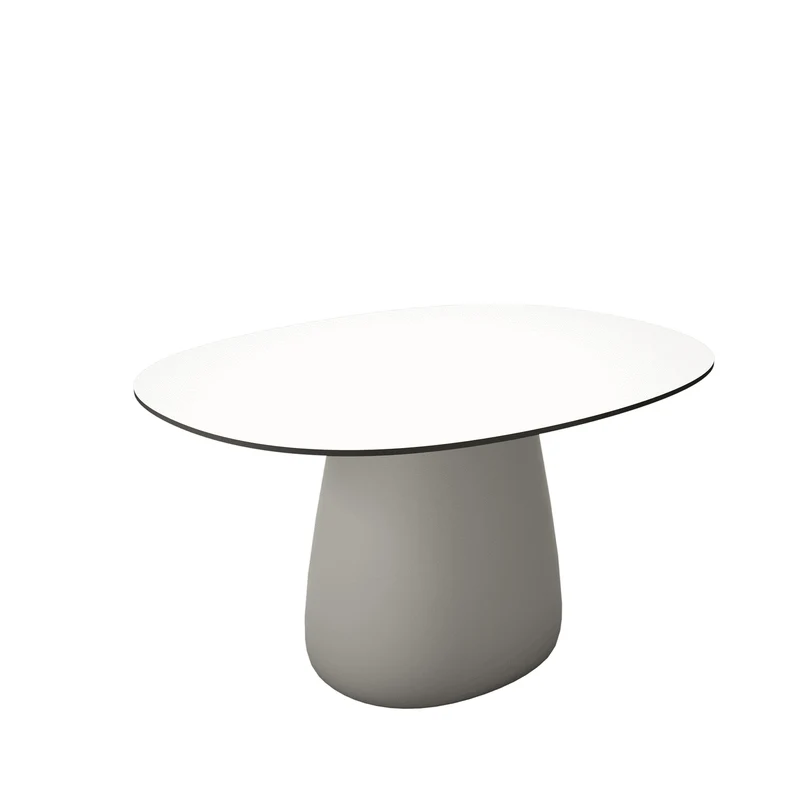 Oval Dining Table COBBLE by Elisa Giovannoni for Qeeboo