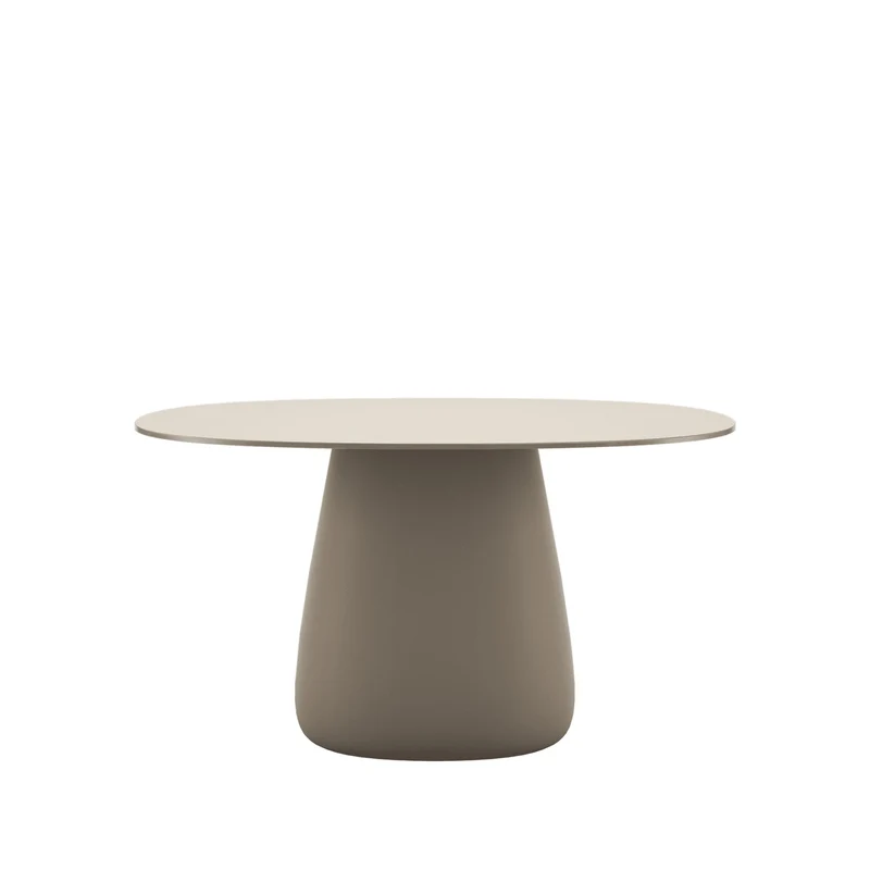 Oval Dining Table COBBLE by Elisa Giovannoni for Qeeboo