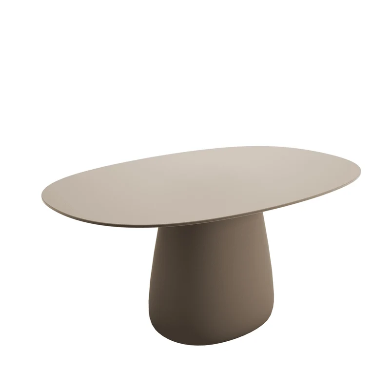 Oval Dining Table COBBLE by Elisa Giovannoni for Qeeboo