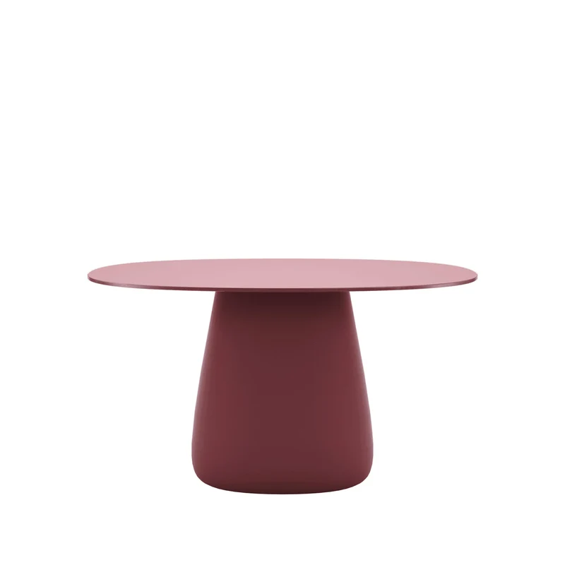 Oval Dining Table COBBLE by Elisa Giovannoni for Qeeboo