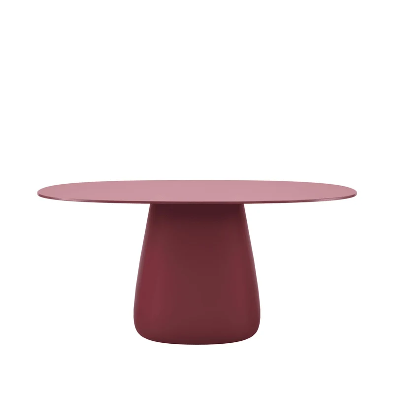 Oval Dining Table COBBLE by Elisa Giovannoni for Qeeboo