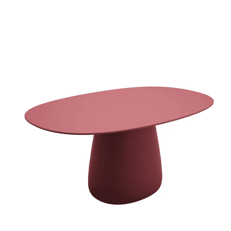 Oval Dining Table COBBLE by Elisa Giovannoni for Qeeboo