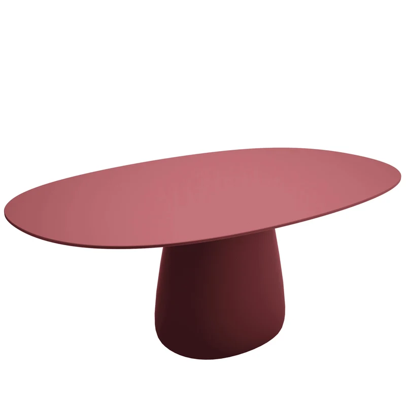 Oval Dining Table COBBLE by Elisa Giovannoni for Qeeboo
