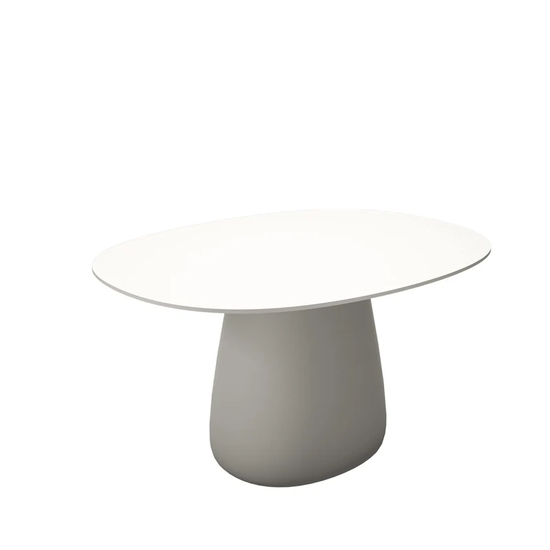 Oval Dining Table COBBLE by Elisa Giovannoni for Qeeboo