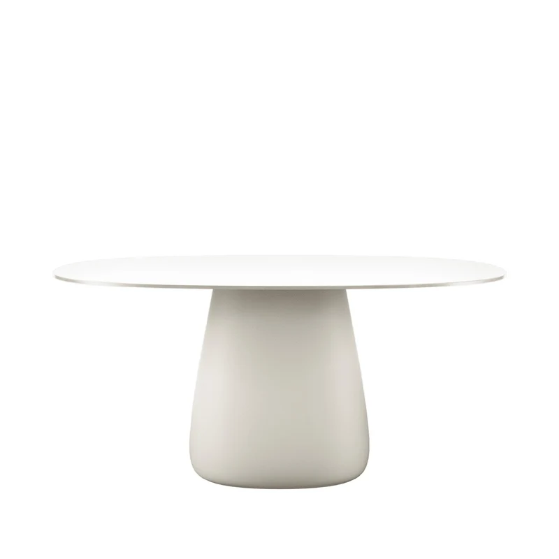 Oval Dining Table COBBLE by Elisa Giovannoni for Qeeboo