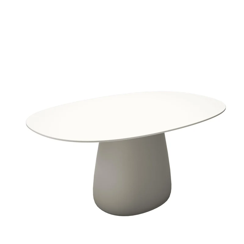 Oval Dining Table COBBLE by Elisa Giovannoni for Qeeboo