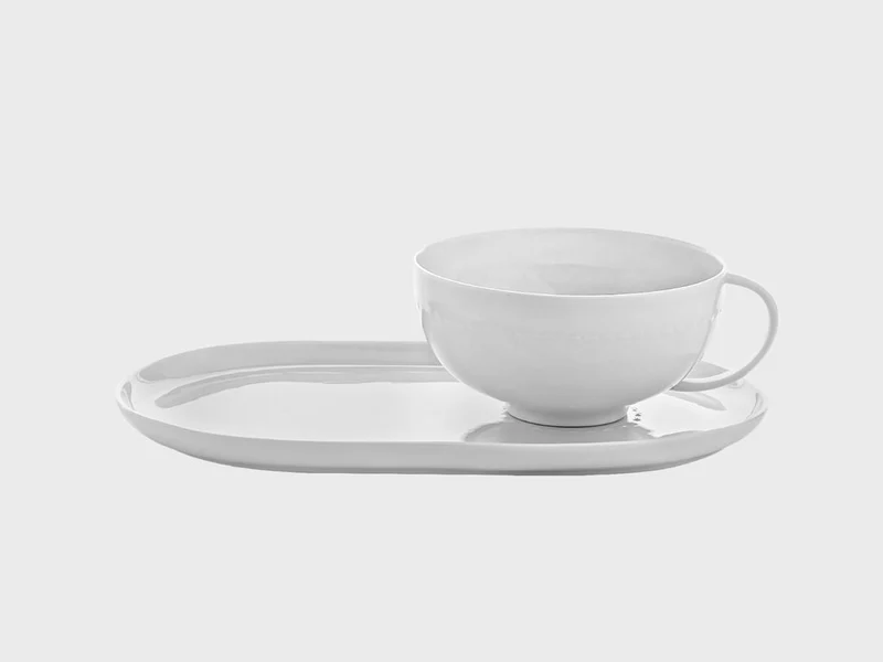 Teetasse und Tablett | Haute Couture