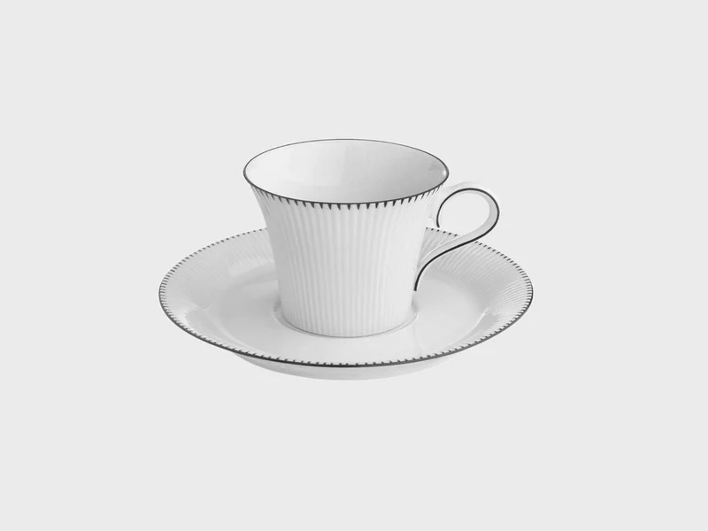 Kaffeetasse | Adonis | Schwarze Zacken