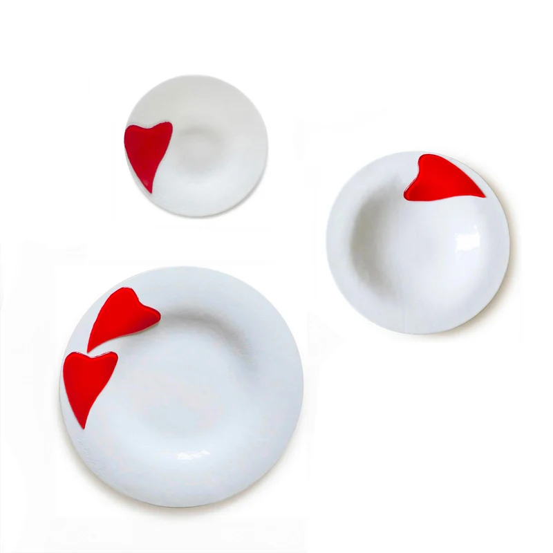 Murano Glass Dinnerware Set CUPIDO by D.i. Più Andretto Design
