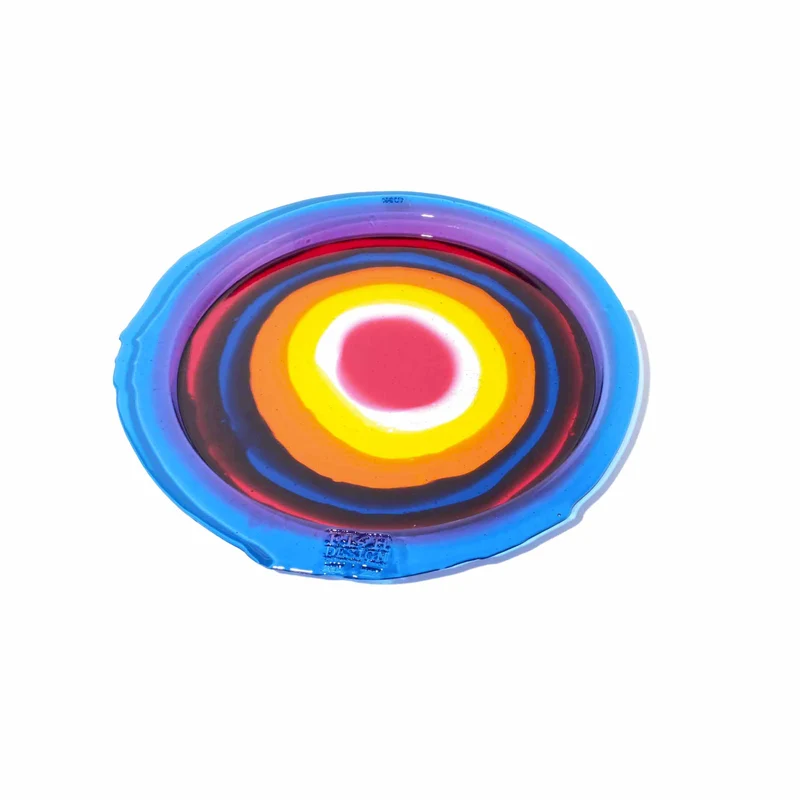 Resin Round Tray TRY TRAY EXTRA COLOUR by Gaetano Pesce for Fish Design