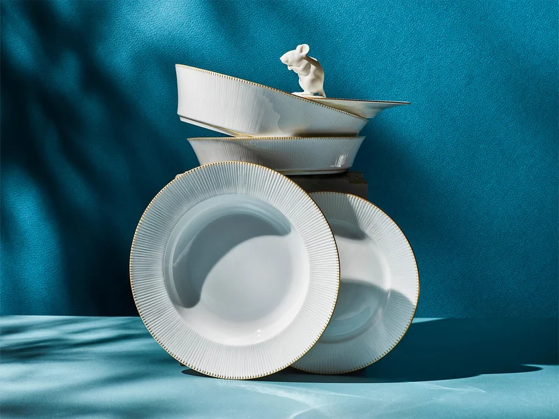Teller | Adonis | Goldzacken | 27 cm