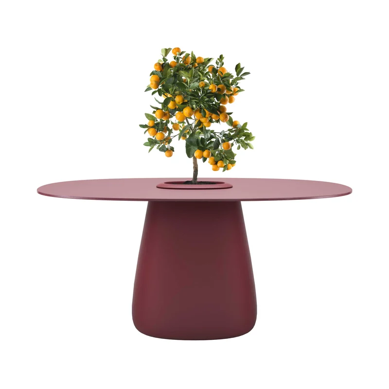 Oval Dining Table COBBLE BUCKET by Elisa Giovannoni for Qeeboo