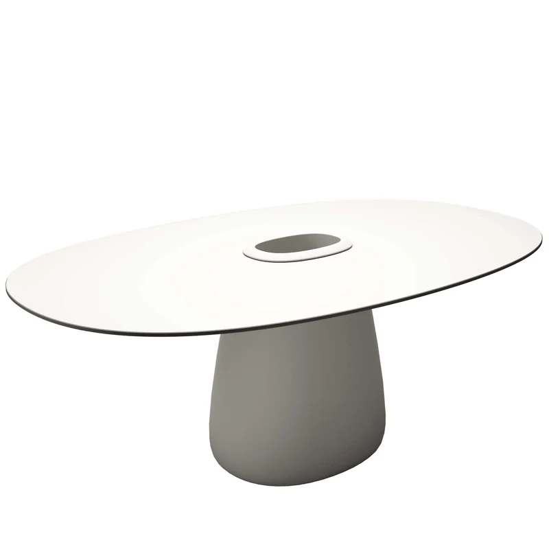 Oval Dining Table COBBLE BUCKET by Elisa Giovannoni for Qeeboo